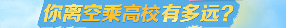 測試一下你離航空高校距離有多遠！